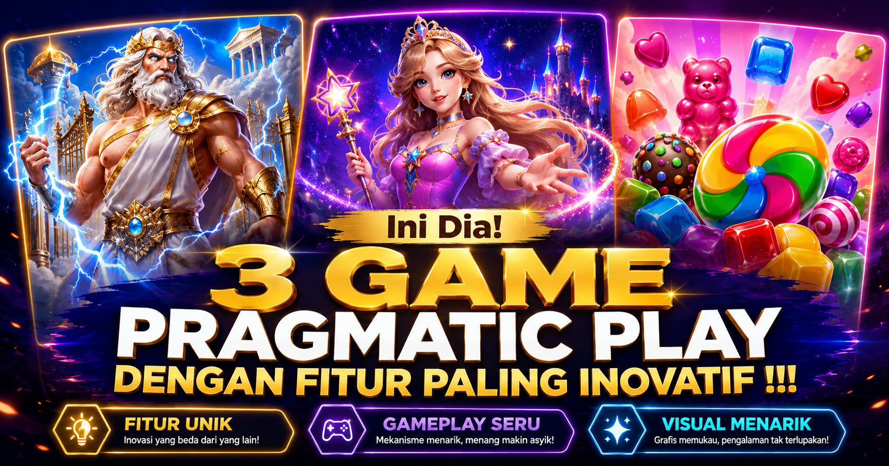 Ini Dia! 3 Game Pragmatic Play dengan Fitur Paling Inovatif !!!